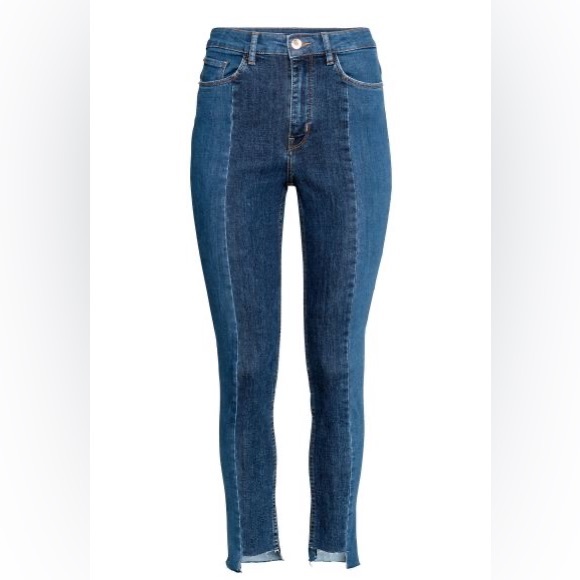 TWO TONED DENIM PANTS SIZE 12 - Picture 2 of 6